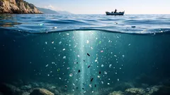 Microplastiche nel Mediterraneo: lo zooplancton le spinge verso il fondale