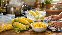 Come congelare il mais dolce e mantenerlo davvero saporito